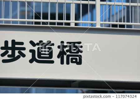 十字路口的行人天橋 十字路口的行人天橋 117074324