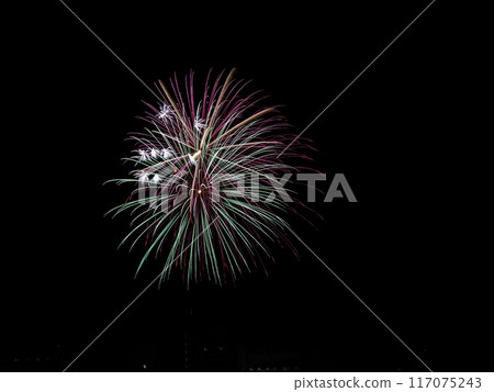 從 JR 相生站新幹線月台看到的 2024 年庇隆煙火大會 117075243