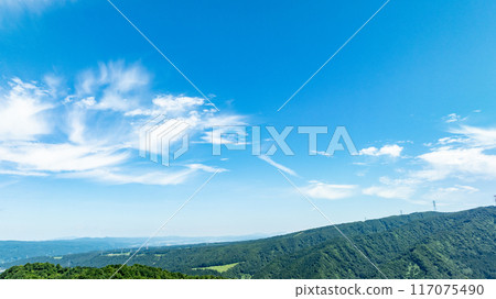 Drone photography: Vast summer blue skies and nature Drone photography: Vast summer blue skies and nature 117075490