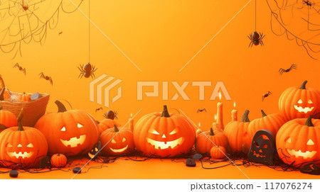 萬聖節南瓜圖 117076274