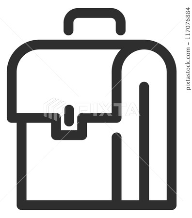 Briefcase icon. Business portfolio symbol. Work bag 117076884