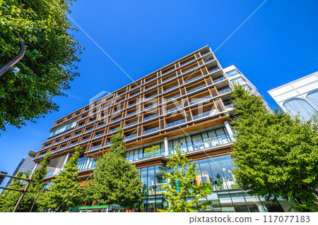 8月的日本東京街景－入境遊客不斷…「與原宿」等景觀（原宿站前擠滿了外國遊客） 117077183