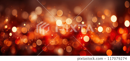 Blurry Background with Many Lights. AI Generated Image 117079274