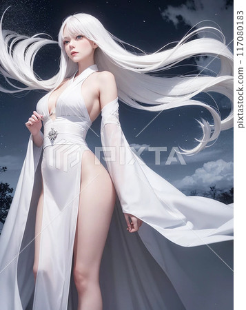 A snow woman 117080183