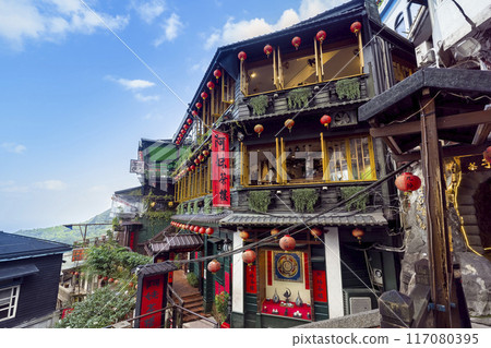Jiufen, New Taipei, Taiwan Jiufen, New Taipei, Taiwan 117080395