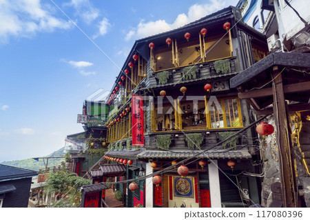 Jiufen, New Taipei, Taiwan Jiufen, New Taipei, Taiwan 117080396