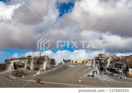 Stratified City natural attraction on the island of Lanzarote, Canary Islands Stratified City natural attraction on the island of Lanzarote, Canary Islands 117080583