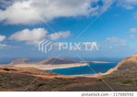View from Mirador del Rio, Lanzarote, Canary Islands 117080592
