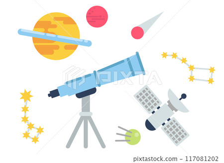 Astronomy concept. Space exploration science. Universe research 117081202