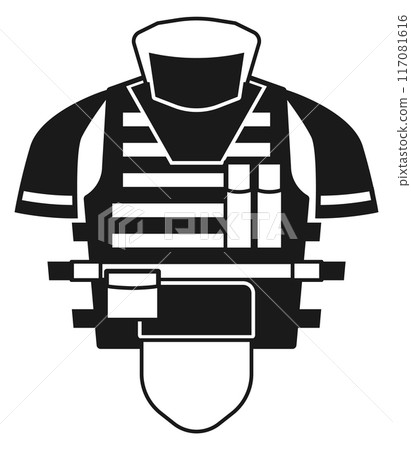 Individual integrated fighting system. Military pocket vest 117081616