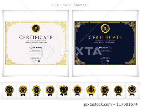 155 horizontal design templates for awards, invitations, and certificates 155 horizontal design templates for awards, invitations, and certificates 117081674