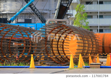 Reinforced concrete cage for cast-in-place piles Reinforced concrete cage for cast-in-place piles 117081784