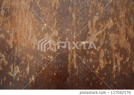 Close-up of Aged Wooden Texture with Rustic Brown Tones Close-up of Aged Wooden Texture with Rustic Brown Tones 117082576