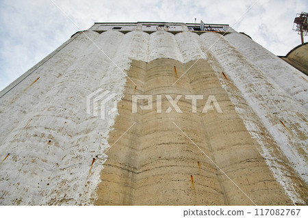 Weathered Industrial Silo, Low Angle Urban Exploration Weathered Industrial Silo, Low Angle Urban Exploration 117082767