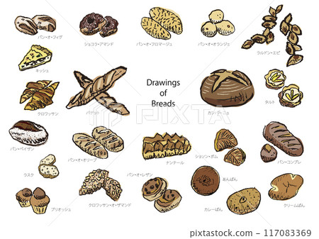 麵包畫 117083369