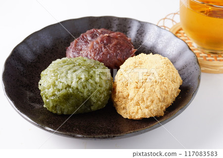 三種顏色Ohagi 117083583