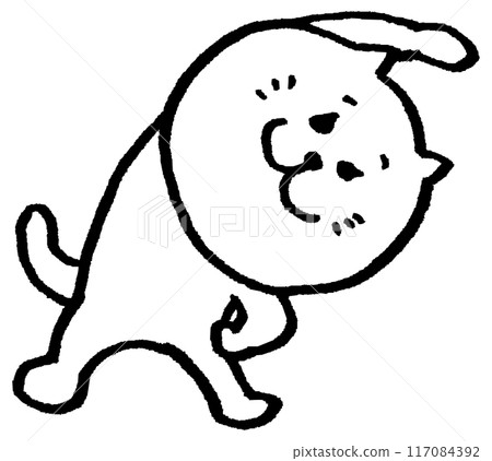 Cute female cat character's daily life illustration Cute female cat character's daily life illustration 117084392