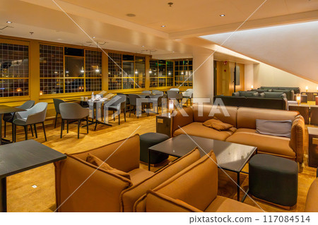 原始索科斯總統酒店的大廳，一家美麗的酒店，位於北歐芬蘭赫爾辛基 117084514