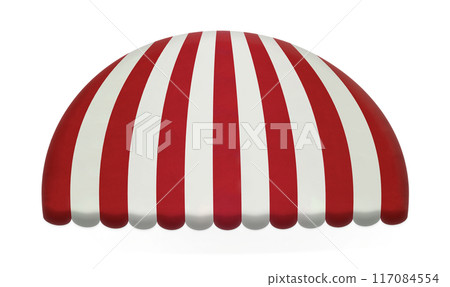 繖形紅白條紋遮陽篷 117084554