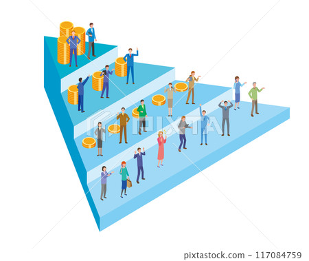 Multi-level marketing illustration 117084759