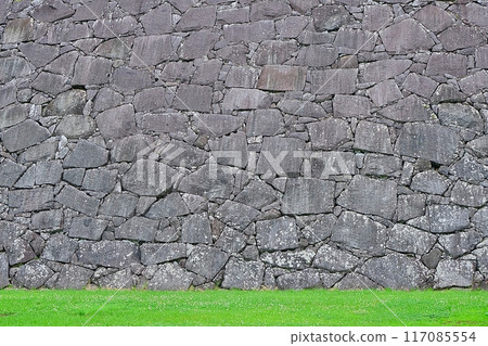 Randomly stacked stone walls (Morioka Castle ruins) Randomly stacked stone walls (Morioka Castle ruins) 117085554