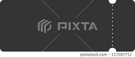 黑票的向量圖 117087752