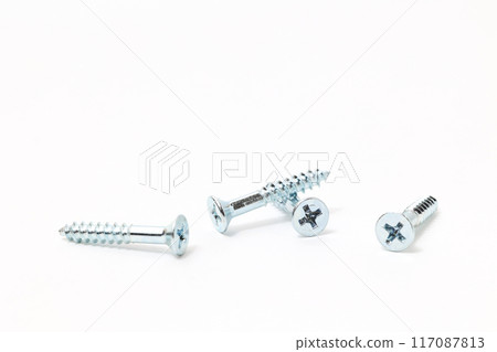 螺絲、螺紋、零件、工具、工具、銀、DIY、自己動手、木匠、螺帽、螺栓 117087813
