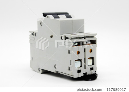 A picture of MCB isolated on white background A picture of MCB isolated on white background 117089017