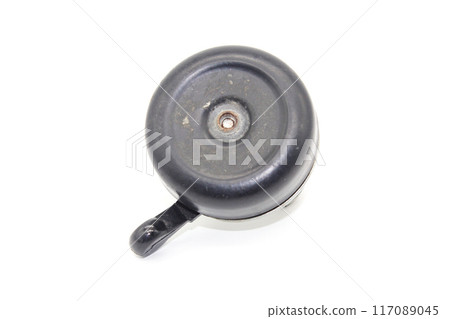 A picture of bicycle bell isolated on white background 117089045
