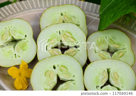 Summer vegetables: delicious local cucumbers Summer vegetables: delicious local cucumbers 117089146