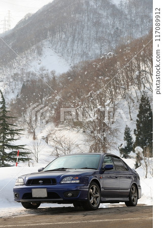 SUBARU LEGACY B4, Miboro Dam [Shirakawa Village, Ono District, Gifu Prefecture] 117089912