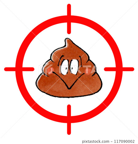 Poop target mark Poop target mark 117090002