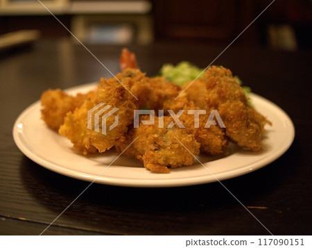 Homemade fried oysters Homemade fried oysters 117090151