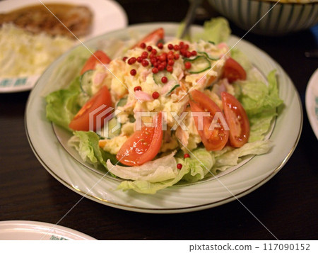 Homemade potato salad Homemade potato salad 117090152