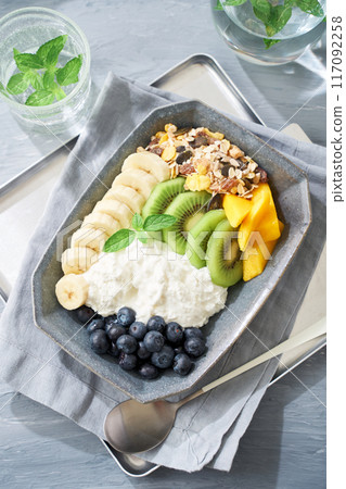 Greek yogurt 117092258