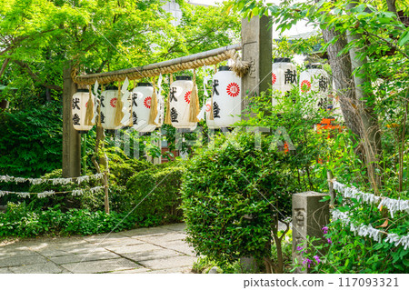 大阪市天王寺區茶臼山町堀越神社（四天王寺七社）鳥居 117093321