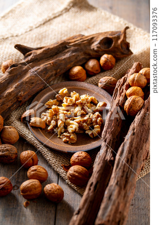 核桃 堅果 螺帽 117093376