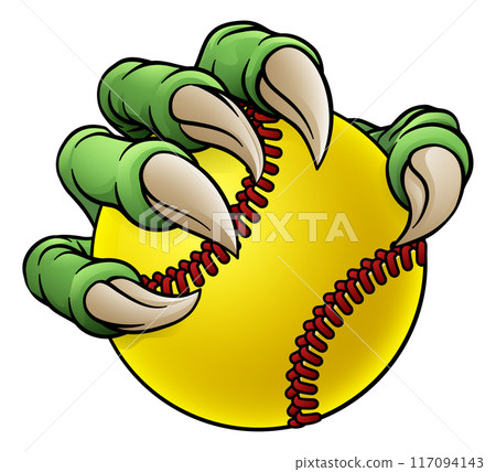 Claw Softball Baseball Ball Dragon Monster Hand Claw Softball Baseball Ball Dragon Monster Hand 117094143