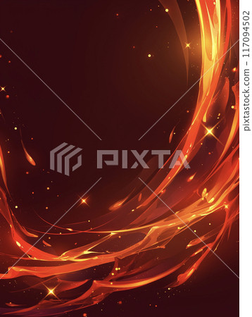 Red flame vortex AI image Red flame vortex AI image 117094502