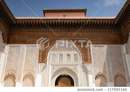 The Ben Youssef Medersa is an Islamic college in Marrakesh, Morocco The Ben Youssef Medersa is an Islamic college in Marrakesh, Morocco 117095160