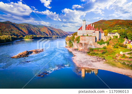 Castle Schonbuhel an der Donau. Wachau valley. Lower Austria. Castle Schonbuhel an der Donau. Wachau valley. Lower Austria. 117096013