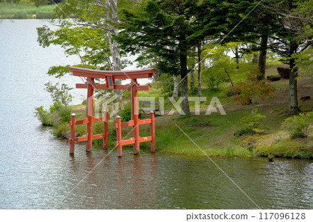 白樺湖池之平神社鳥居 白樺湖池之平神社鳥居 117096128