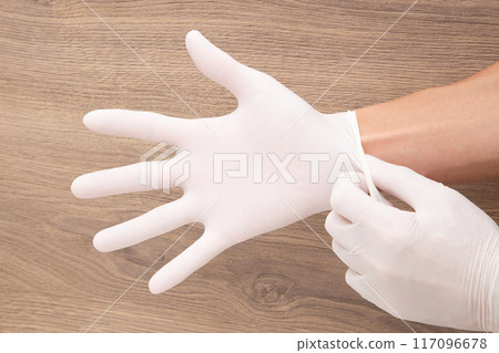 Rubber gloves 117096678