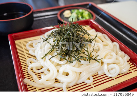 Very delicious udon noodles from Okayama Prefecture, Japan Very delicious udon noodles from Okayama Prefecture, Japan 117096849