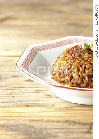 Burnt soy sauce fried rice Burnt soy sauce fried rice 117096879