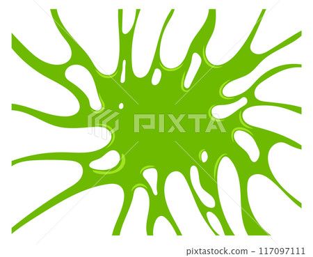 Green mucus splash. Toxic goo. Messy blot Green mucus splash. Toxic goo. Messy blot 117097111
