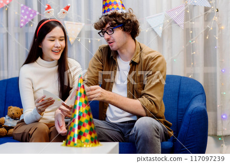 Celebrating girl birthday Celebrating girl birthday 117097239