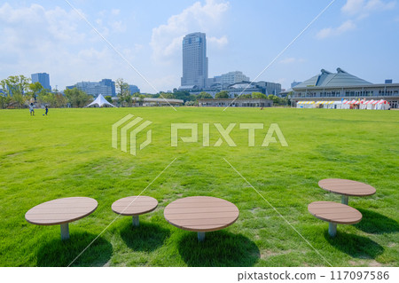 Hiroshima Stadium Park_Bench Hiroshima Stadium Park_Bench 117097586