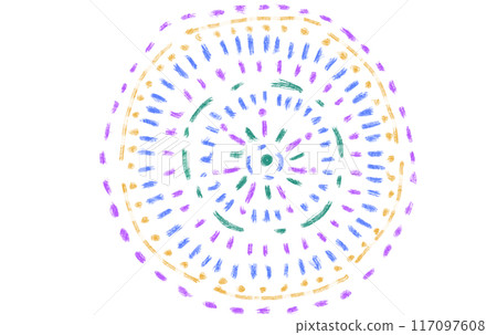 bohemian night fantasy ornament element landscape starry night hill sparkle element background artistic illustration 117097608