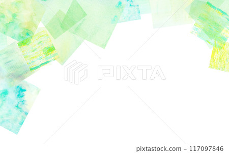 新鮮綠色方形圖案背景素材 新鮮綠色方形圖案背景素材 117097846